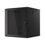 Lanberg WF01-6612-10B Szafa wisząca jednosekcyjna Rack 19" 12U 600x600 czarna