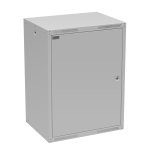 Solarix GrandND-16U-645-21-G Szafa wisząca 19" 16U, 450 mm, drzwi metalowe, szara