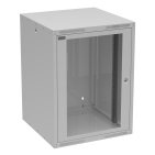 Solarix GrandND-16U-66-11-G Szafa wisząca 19" 16U, 600 mm, drzwi szklane, szara
