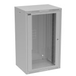 Solarix GrandND-20U-645-11-G Szafa wisząca 19" 20U, 450 mm, drzwi szklane, szara