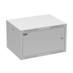Solarix GrandND-6U-645-21-G Szafa wisząca 19" 6U, 450 mm, drzwi metalowe, szara
