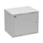 Solarix GrandND-9U-645-21-G Szafa wisząca 19" 9U, 450 mm, drzwi metalowe, szara