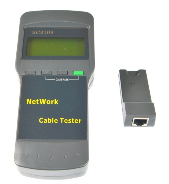 Tester okablowania z wyświetlaczem LCD SC8108