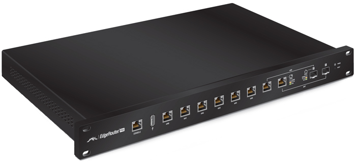 Ubiquiti (ERPro-8) EdgeRouter PRO 8, 6x Gigabit Ethernet, 2x RJ45/SFP :: wisp.pl