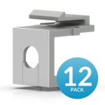 Ubiquiti Keystone Blank Insert Pass-Through, 12-Pack (UACC-Keystone-Blank-Insert-TH)