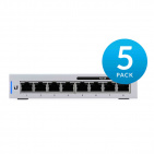 Ubiquiti UniFi Switch 8 PoE, 60W, 5-pack (US-8-60W-5)