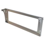 StalFlex WB19-1U-R Uchwyt Rack 19" 1U ścienny, uniwersalny wspornik ocynkowany