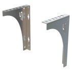 StalFlex WB-VU-2U-R wspornik Rack 19" 10" 2U ścienny, uniwersalny, ocynkowany