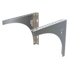 StalFlex WB-VU-4U-R wspornik Rack 19" 10" 4U ścienny, uniwersalny, ocynkowany