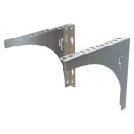 StalFlex WB-VU-4U-R wspornik Rack 19" 10" 4U ścienny, uniwersalny, ocynkowany