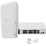 MikroTik Cloud Router Switch CRS510-8XS-2XQ-IN, MikroTik Cloud Router Switch CRS504-4XQ-OUT, MikroTik rackmount kit RMK-2/10 :: Allnet.pl